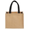 Black Mini Jute Gift Totes